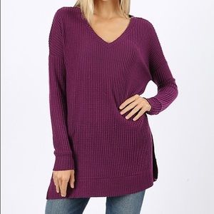 Waffle Knit Tunic